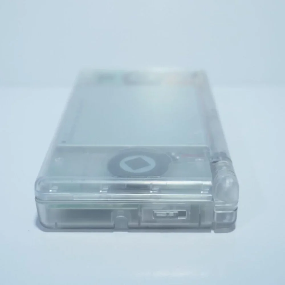 Nintendo DS Lite Transparent Clear Handheld System with Charger and Stylus Pen